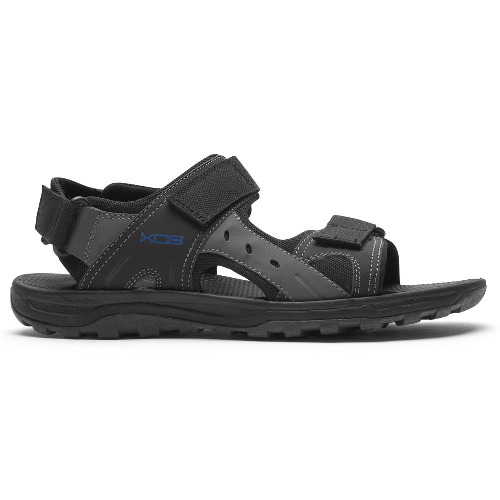 Rockport Canada Xcs Trail Technique Adjustable - Mens Sandals Black (THG132850)